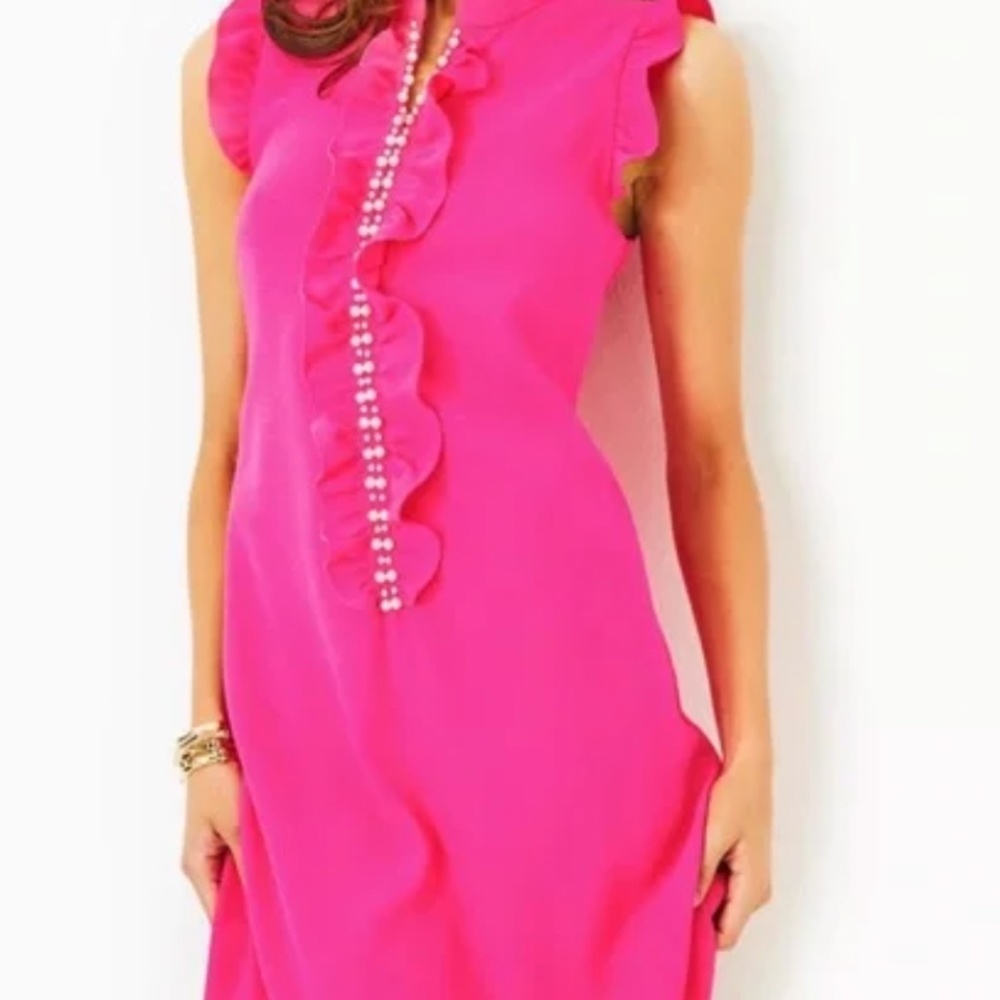 NWT Lilly Pulitzer Adalee Shift Color:Pink Palms Sz 6